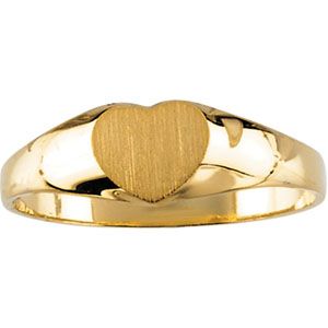 Youth Heart Signet Ring