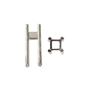 Square / Princess 4-Prong Tall Wirework Setting