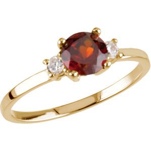 Youth Synthetic Birthstone Ring