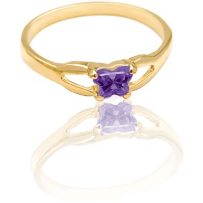Bfly&reg; CZ Birthstone Ring