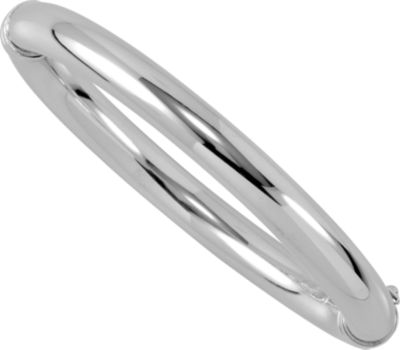 Sterling Silver Hinged Bangle