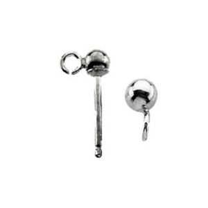 3.0mm Ball Earring with Jumpring
