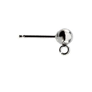 4.0mm Earring Ball with Jump Ring