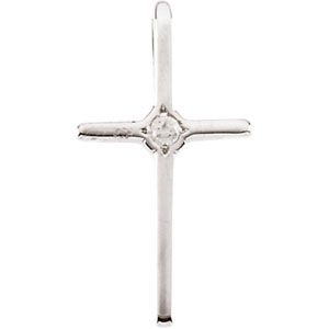Youth Diamond Cross Pendant 