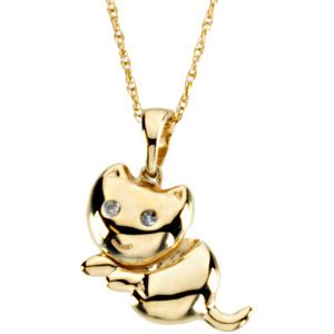 Katie the Kitten Waggles&trade; Pendant