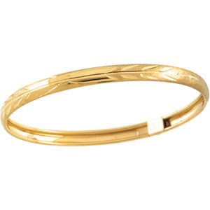 Youth Etched Flex Bangle 5.65