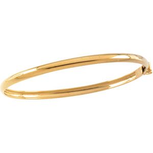 Youth Polished Flex Bangle 6.25