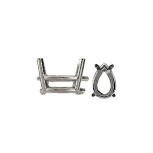 Pear 4-Prong Wire Setting