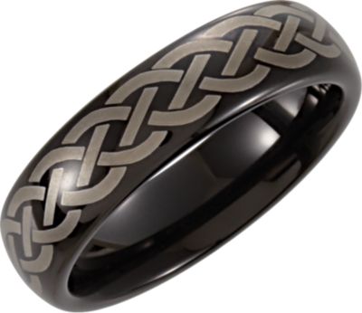 Dura Tungsten&reg; Band with Laser Design