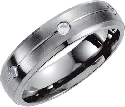 Titanium Beveled Band