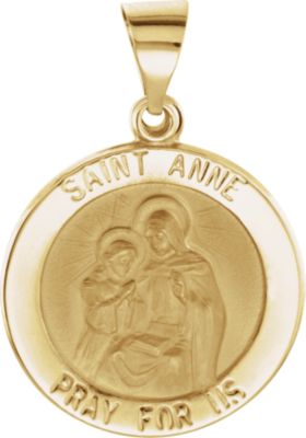 Hollow Round St. Anne Medal