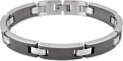 Ceramic Couture&trade; & Stainless Steel Link Bracelet