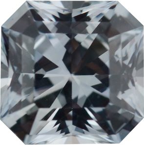 Princess Asscher Genuine White Sapphire (Black Box)