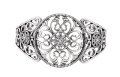 Filigree Design Cuff Bracelet