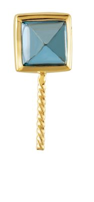 Genuine London Blue Topaz Pendant