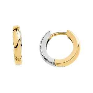 Two Tone Hinged Earring