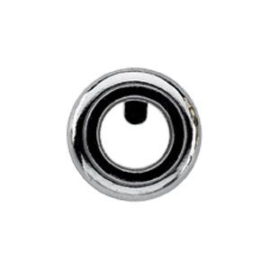 Round Bezel Stud Earring Mounting