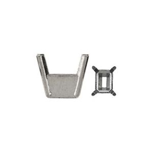 Emerald 4-Prong Solid Base Setting