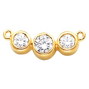 3 Stone Necklace Center Mounting