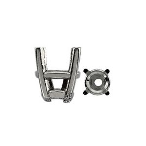 Curved 4-Prong Wire Basket Setting