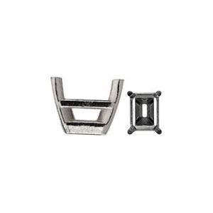 Emerald Curved 4-Prong Setting