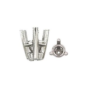 Curved 3-Prong Round Setting