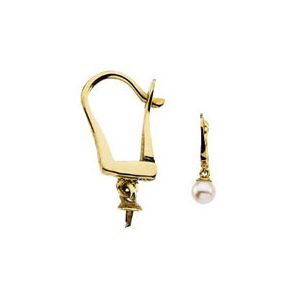Click-In Lever Back Dangle Earring Mounting