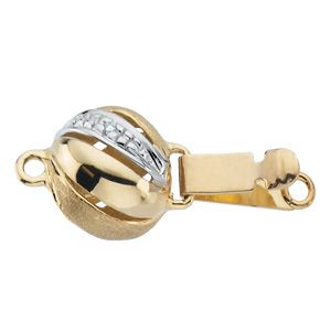 Two-Tone Single Strand Bead Clasp