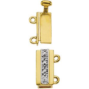 Diamond Accented Clasp