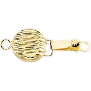 Single Strand Pearl/Coin Clasp