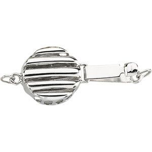 Single-Strand Patterned Circle Clasp