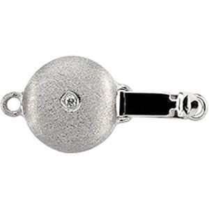 Diamond Accented Pearl/Bead Clasp