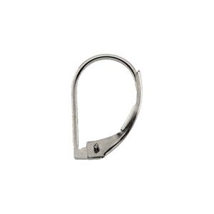 Unfinished Rivet Lever Back Earring