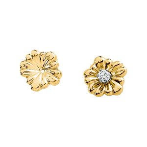 Small Flower Earring Jacket Mounting