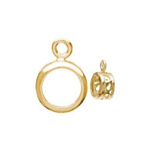 Round Filigree Bezel Earring Dangle