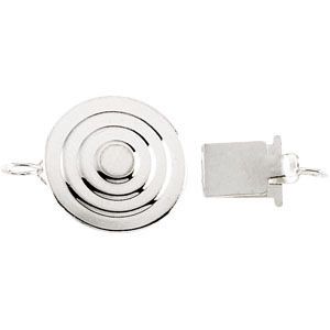 Single-Strand Patterned Circle Clasp