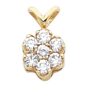 7-Stone Cluster Pendant Mounting