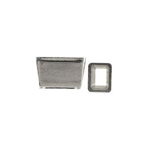 Emerald Tapered Solid Bezel Setting
