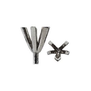 Heart 5-Prong V-End Peg Setting