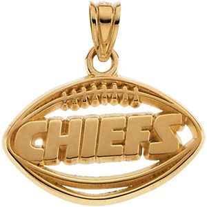 Kansas City Chiefs NFL Football Pendant