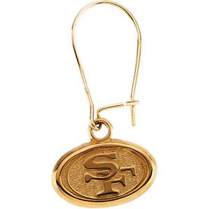 San Francisco 49ers NFL Logo Earring