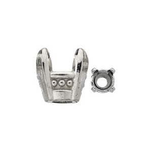 Round Patterned 4-Prong Setting