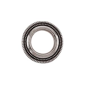 Round Milgrain Edge Bezel Top