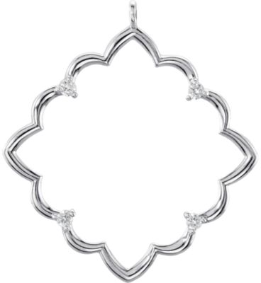 Fashion Dangle Component with Jump Ring for Round Stones