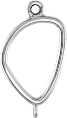 Open Silhouette Dangle Component with Jump Rings