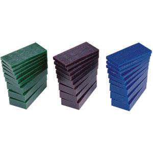 Green Matt&trade; Wax Slices