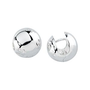 Sterling Silver Hinged Earring