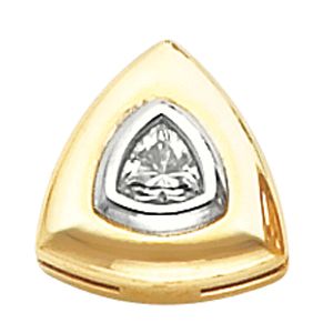 Pendant Slide Mounting for Triangle/Trillion Shape Center