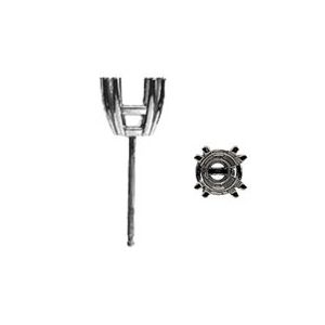 Double-Prong Stud Earring Mounting