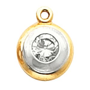 Two Tone Dangle Mounting for Round Center